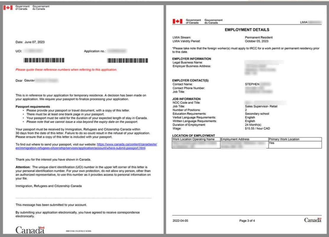 Visa approval proof 7